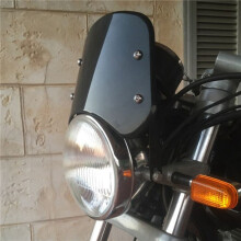 4pcs 5-7 Inch Motorcycle Headlight Windshield Wind Deflector Windscreen Universal for