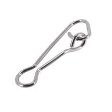 200Pcs Fishing Hooked Snap Fishing Swivel Snap Hook Connector Carp Fishing Tackle L-16mm