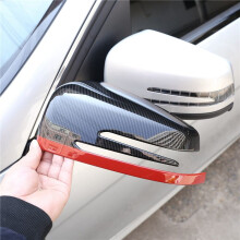4 x Abs Side Door Rearview Mirror Cap Cover Trim for A Cla Gla Glk Class W176 W117 X156 X204