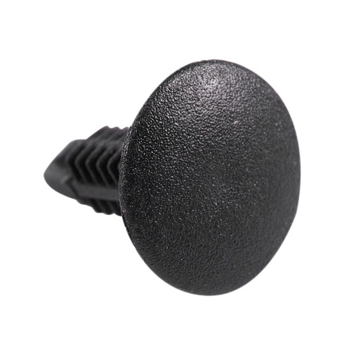 5mm x 5mm Hole Dia Black Plastic Rivets Fastener Push Clips 96 Pcs