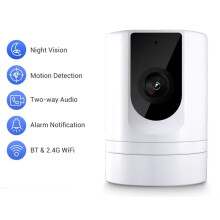 1080P Security Camera Indoor, Pet Camera with Ease Life APP, Foldable Baby Camera for Home Security