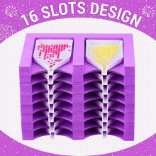 2X 16 Slots Diamond Painting Tray Organizer Diamond Painting Accessories Tray Diamond Painting Tools Kits