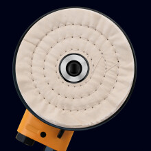 5Pcs 6 Inch Buffing Polishing Wheels for Bench Grinder with Polishing Compounds Kit, White and Yellow