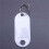 White Portable Plastic Key Fob Key Tag ID Labels 200 Pieces 10
