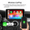 Wireless Carplay Adapter Wireless Android Auto Wired to Wireless Car Navigation Carplay Box 2