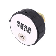 2X Zahlenkombination Cam Lock 4 Digital Keyless Drawer Door Gym School Locker mit Schlüssel-Reset
