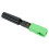 100Pcs Ftth Embedded Quick Connector SC / APC GrüNer Kunststoff-Lichtwellenleiter-Steckverbinder 3