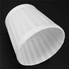 8X Vintage Fabric Lamp Shade Table Desk Bed Lamp Cover Holder Chandelier White