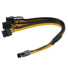 2X ATX 12V CPU 8 Pin Auf 3X 8Pin (6+2) Pin PCI-E Stecker Splitter Power Verlängerung Adapter Kabel für Grafik Karte