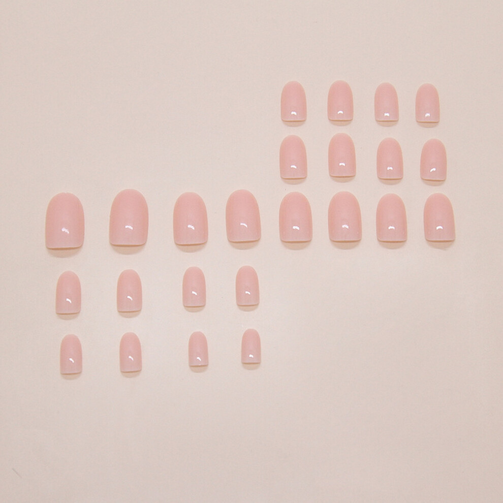 Dachuang Beauty Nude Pink False Nails 24Pcs Lightweight Elegant