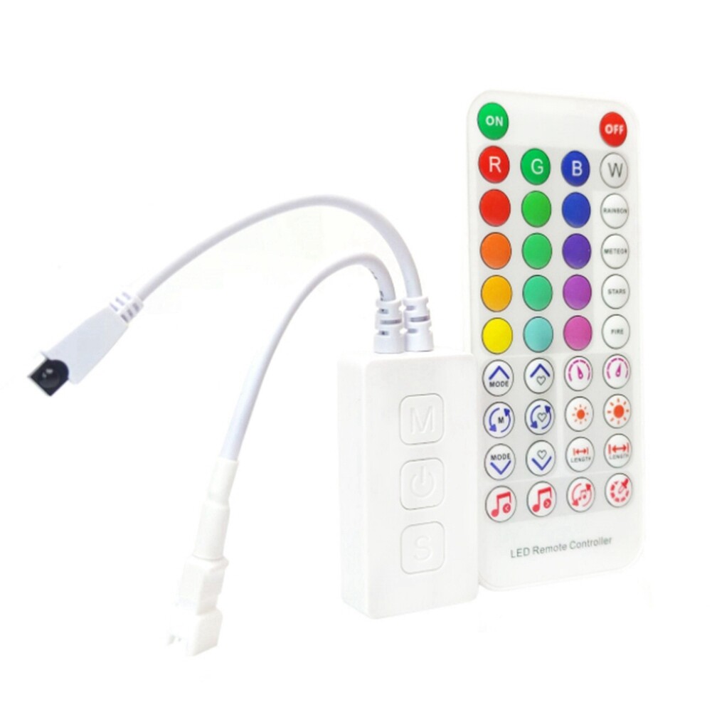 2X RGB Music Controller SP611E for WS2812B SK6812 WS2811 Addressable ...