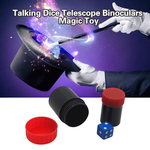 NonElectric Magic Trick Talking Dice Set with Smooth Edge Plastic Box, Ready to Use 1