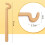 Wooden Long Handle Blanking Modeling Tool DIY Ceramic  Shaping Auxiliary Blanking Rapid Forming Pottery Tool S 8