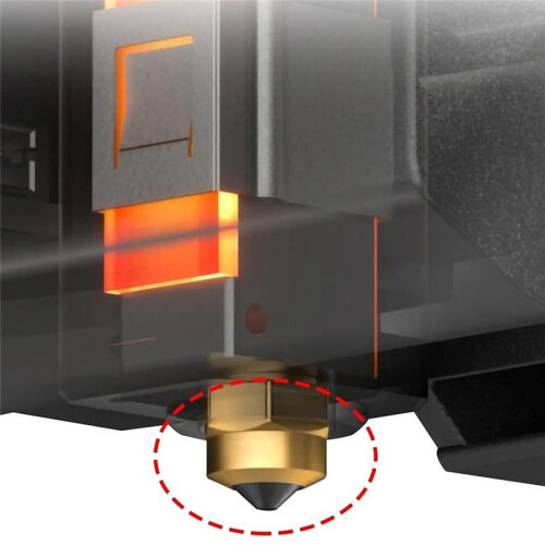 4 Sets Hot End Kit for  Centauri Carbon 3D Printer 0.4mm Assembled Extruder Hotend Kit 3D Printer Accessories 1