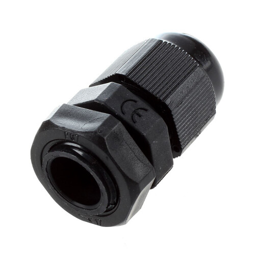 60 Pieces Black Plastic Waterproof Cable Gland Connector PG7 2