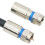 Compression RG6 F Connector Coax Coaxial Adapter Plug for Satellite & Cable TV (100 Pack) 5