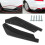 4 x Car Carbon Fiber Rear Bumper Lip Diffuser Splitter Protector 8