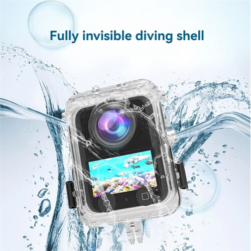 For  OMSO360 Waterproof Case 50M Underwater Diving Housing for Action Camera Protective Shell 1