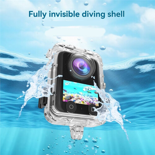 For  OMSO360 Waterproof Case 50M Underwater Diving Housing for Action Camera Protective Shell