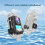 For  OMSO360 Waterproof Case 50M Underwater Diving Housing for Action Camera Protective Shell 5