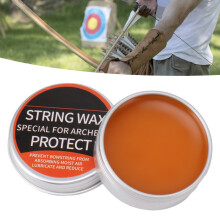 Bogen-Stringwachs, 28 g, Rot Schutz vor Ausfransen und Verringerung der Reibung