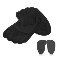 Coussinets élastiques pour l'avant-pied, 12x7.2x5.5 cm noir