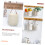 2pcs Wall Mounted Baskets Wicker Storage Baskets Cotton Fabric Hanging for Flower Home Decor 2
