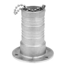 2 Pezzi 38 mm 1,5 Pollici Marino Acciaio Inossidabile Riempimento / Riempimento del Ponte Della Barca Serbatoio Carburante per Gas Portuale con Key