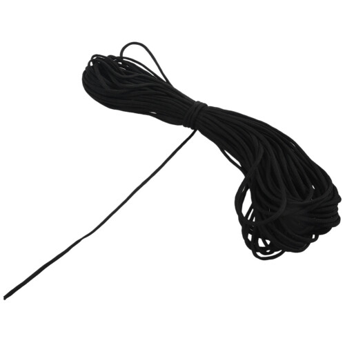 2X 30,84 M Fallschirmschnur Cord 350 - Schwarz