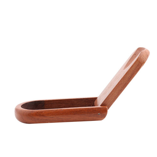 Handmade Wood Pipe Stand - Portable Folding Rack 2