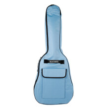 Electric Guitar Gig Bag Padded Full Size Protection Fresh Water Blue 41 Inch Guitar Case