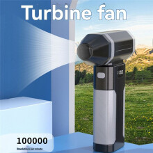 100.000 RPM + Krachtige Ventilator Draagbare Turbojetblazer met LED-Verlichting voor Buiten Kamperen Stofverwijdering Borstelloze Motor B