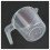 2X 500Ml Home Lab Measuring Jug Pitcher Plastic Handle pour Spout Container 4