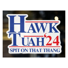 Hawk Tuah Spit That Thang, Funny Bumper Sticker, Hilarious Meme Decal, Prank, Gag, Gift Idea, Decal, Car, Laptop A