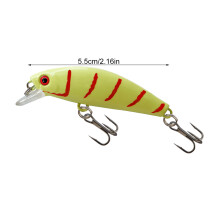 (D) Glow Minnow Lure Set for Night Fishing