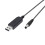 2X Cable de Conversion USB A  Cable de Aumento de Voltaje 5V A 12V 5.5X2.1mm  Macho 1M Nuevo 4