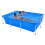 AVENLI Rectangular Above-Ground Swimming Pool 2.58 x 1.79 x 0.66 m 6