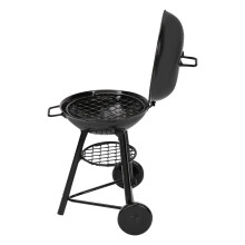 1:12 Mini Doll House Outdoor Round BBQ Oven, Iron Model 5.5cm