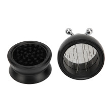 Adjustable Coffee Distributor 22 Needles Food Grade Steel Black 53mm