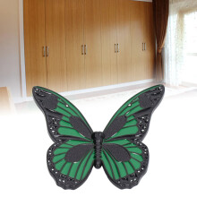 Zinc Alloy Butterfly Drawer Handle Green 57g Cabinet Wardrobe Door Knob