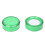 Plastique Vert 7cm Dia Eponge Doigt Mouille Argent Caissier 4 Pcs 3