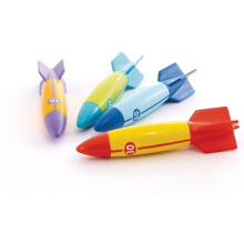 Unterwasser-Raketen-Spiel - INTEX - Intex 55508 - Set mit 4 Raketen - Weiches und flexibles Material - Mehrfarbig