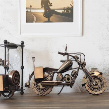 Cadeaux de Moto Pour Hommes Uniques, Cadeaux D'Anniversaire Pour Hommes et Femmes Motards, DéCoration de Bureau Vintage, Art de Moto en Ferraille A