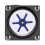 3Ways Water Cooling Flowmeter 6 Impeller Flow Meter Indicator G1/4 Thread for Computer PC Water Cooling System 2