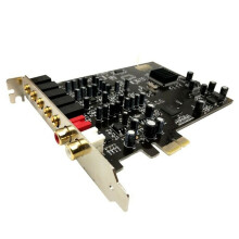 5.1 Geluidskaart PCI Express PCI-E Ingebouwde Dubbele Uitgangsinterface voor PC Windows XP/7/8/10