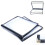 6Pcs Transparent Restaurant Menu Covers for A4 Size Book Style Cafe Bar 4 Pages 8 View 5
