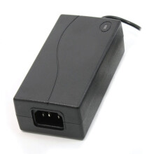 2X Input AC 100-240V 50/60Hz Output 12V 4A Power Adapter Black