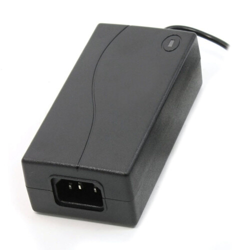 2X Input AC 100-240V 50/60Hz Output  12V 4A Power Adapter Black