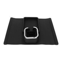 Multifunction Silicone Couch Arm Cup Holder Tray with Non-slip Base Black