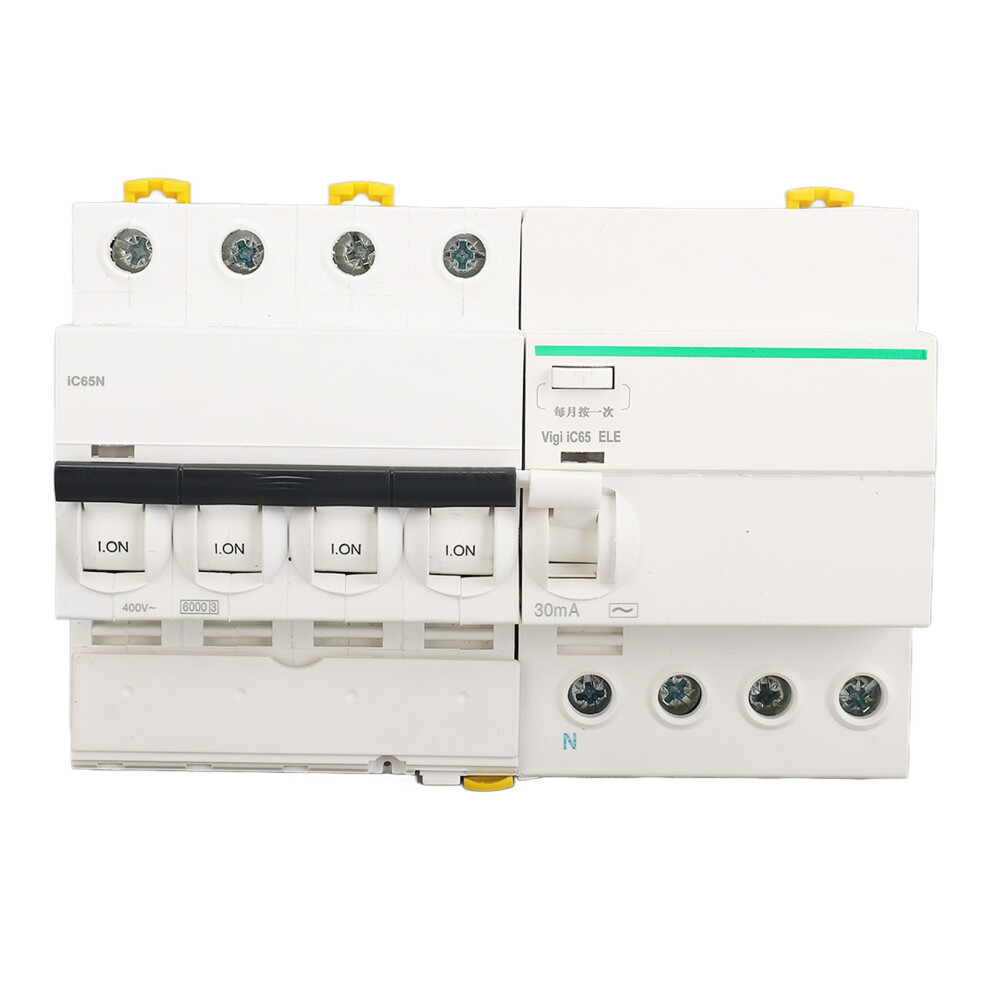 Flame Retardant Pa66 4P N Circuit Breaker With Leakage Protection 10A Ac400v 7891388972088